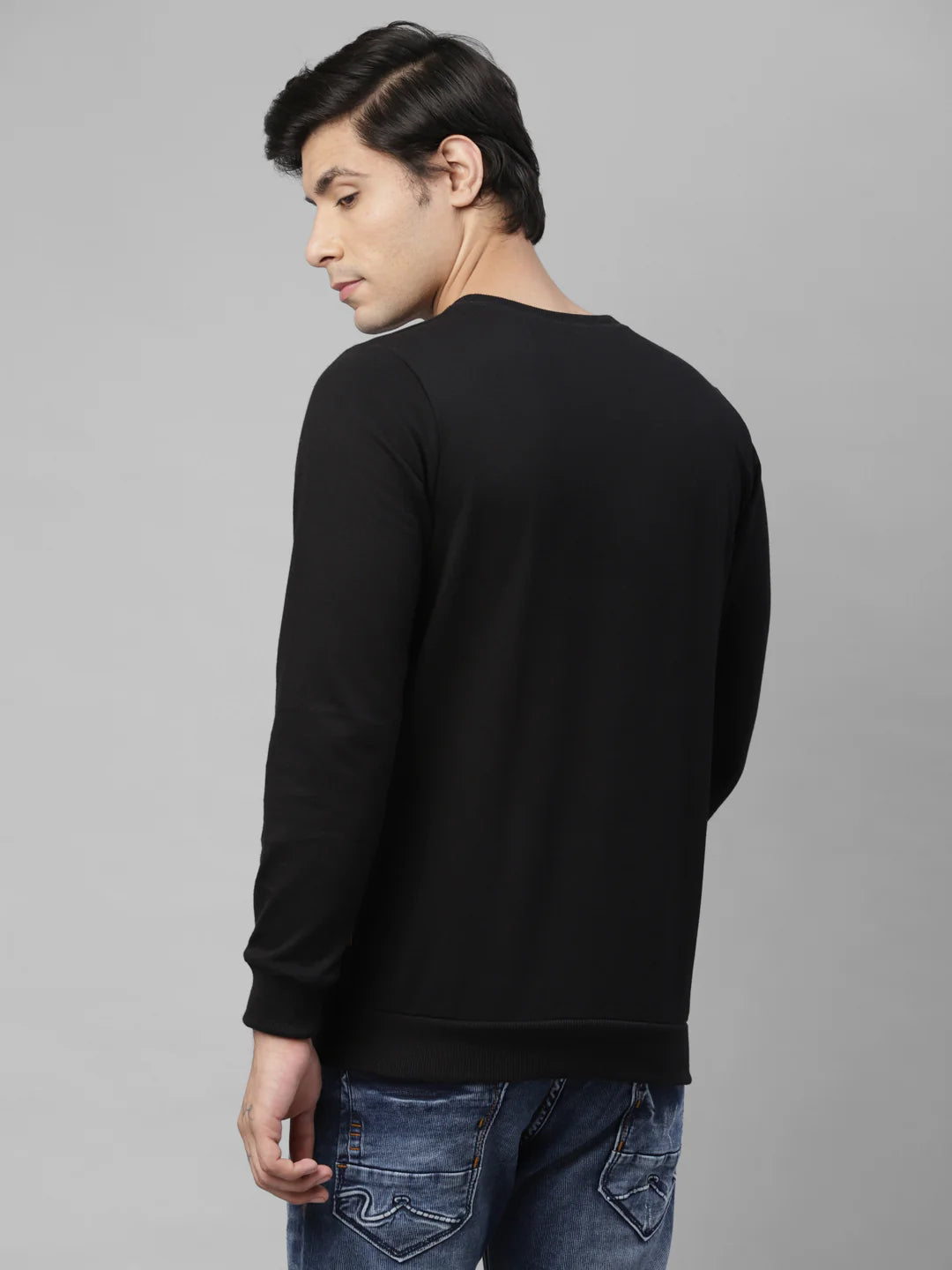 Men Terry Round Neck Sweatshirt