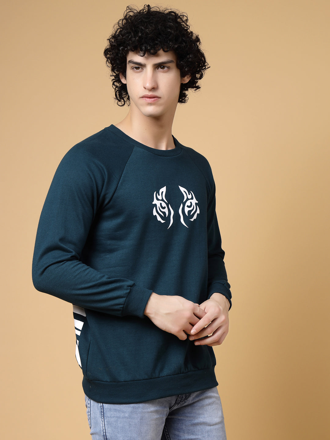 Men Fierce Oversized Fleece Sweatshirt