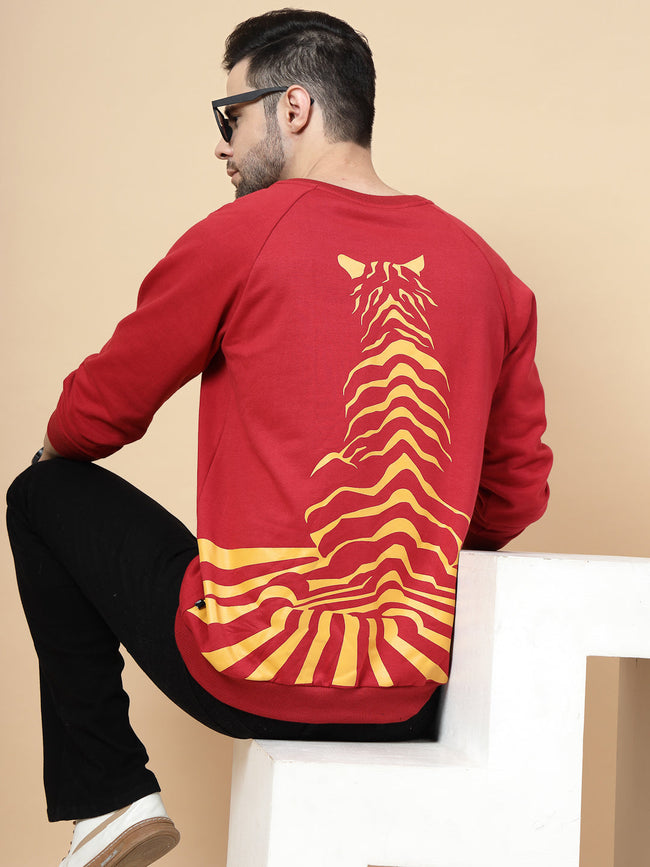 Men Fierce Oversized Fleece Sweatshirt