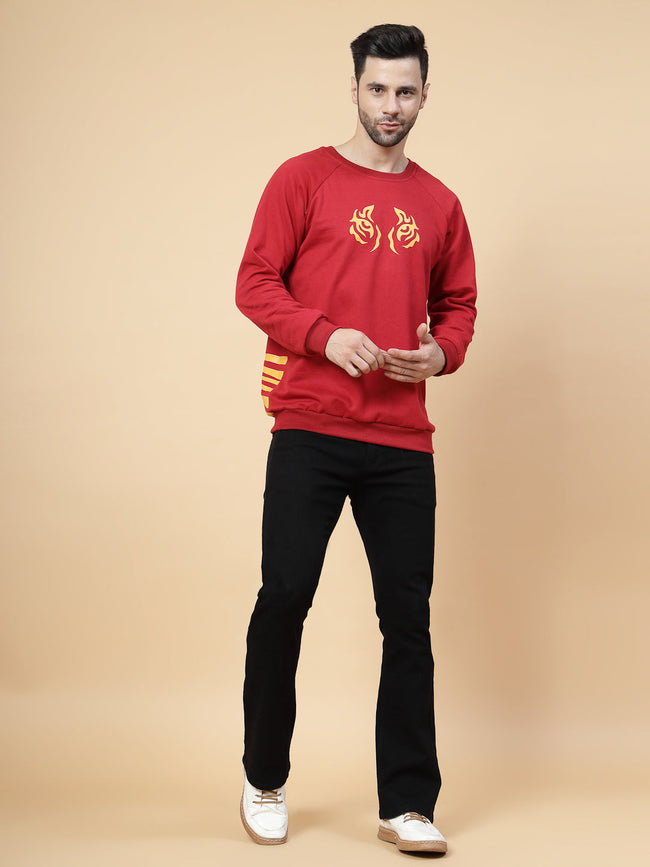 Men Fierce Oversized Fleece Sweatshirt