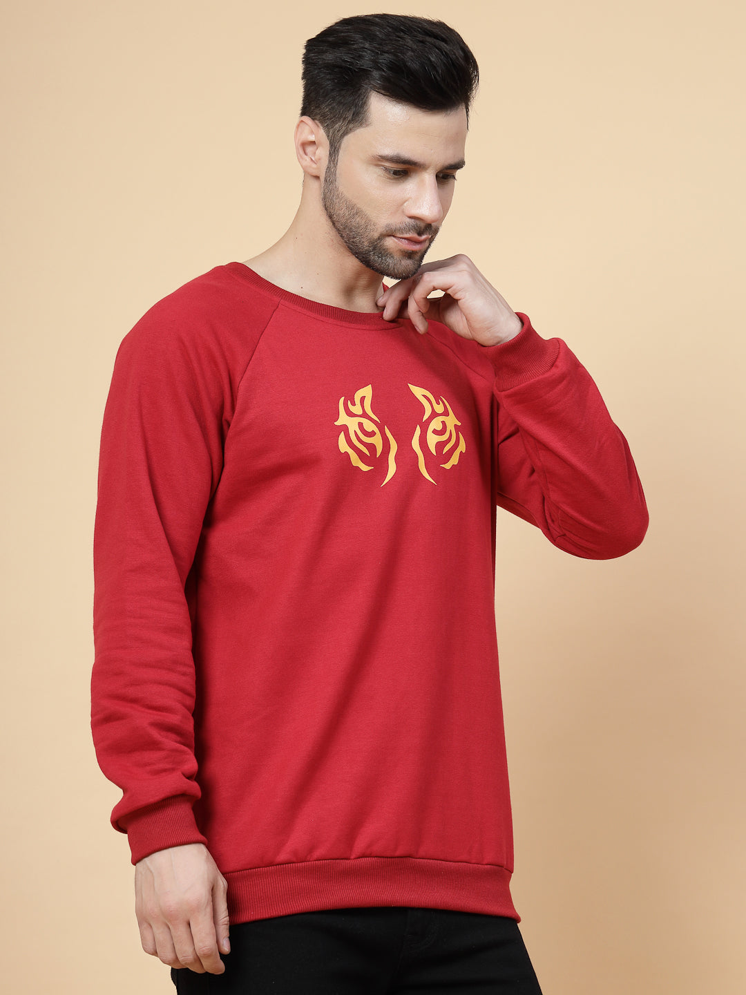Men Fierce Oversized Fleece Sweatshirt