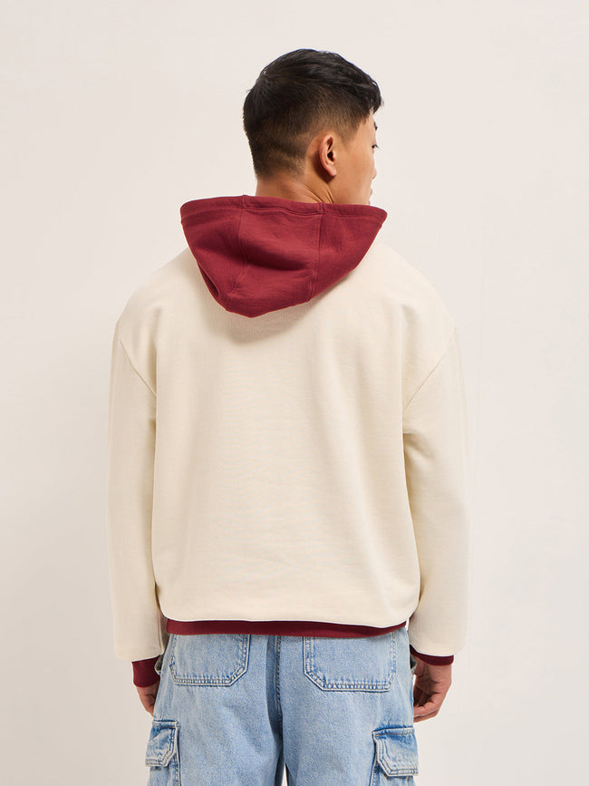 Men Multicolor Relaxed Fit Hoodie