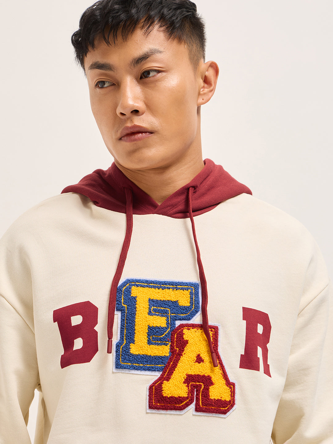 Men Multicolor Relaxed Fit Hoodie