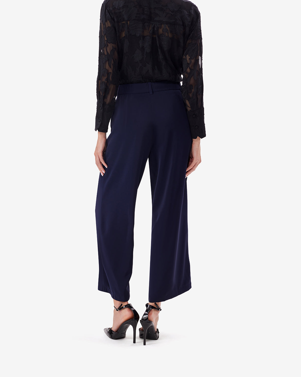 Women Navy  BreezeFlow Wide Leg Pants