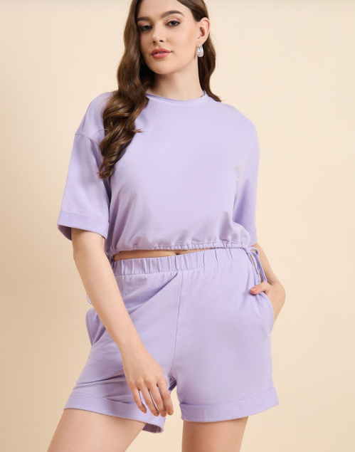 Women Odor Free Tshirt & Short Set