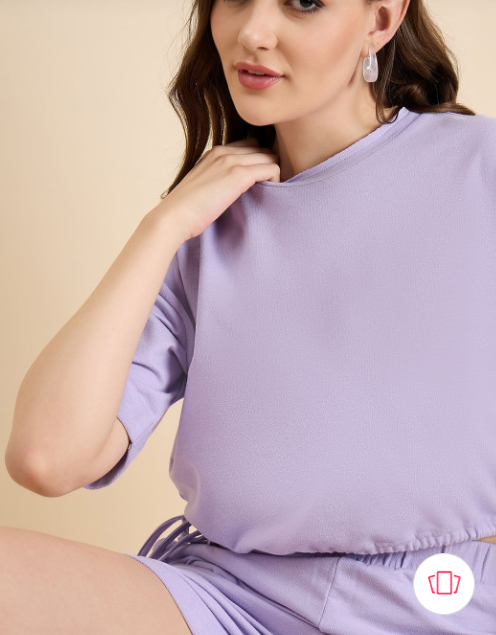 Women Odor Free Tshirt & Short Set
