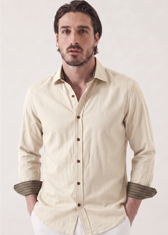 Chalk Ground Twill Shirt