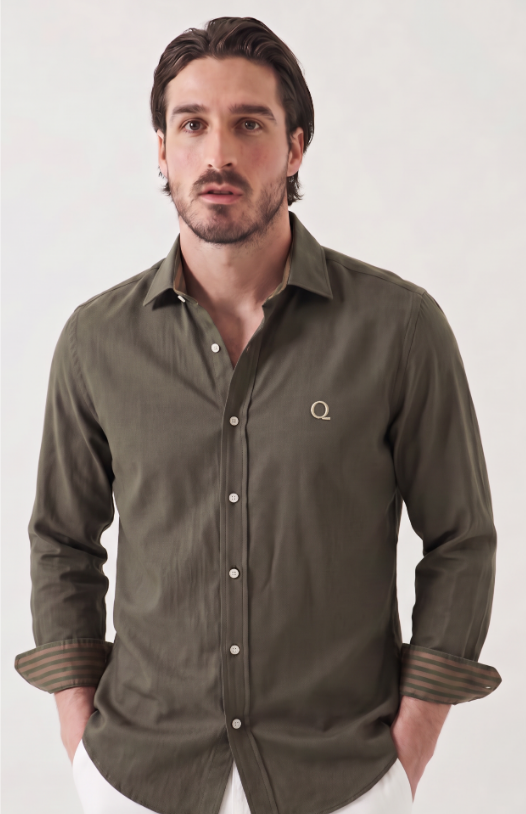 Lichen Ground Twill Shirt