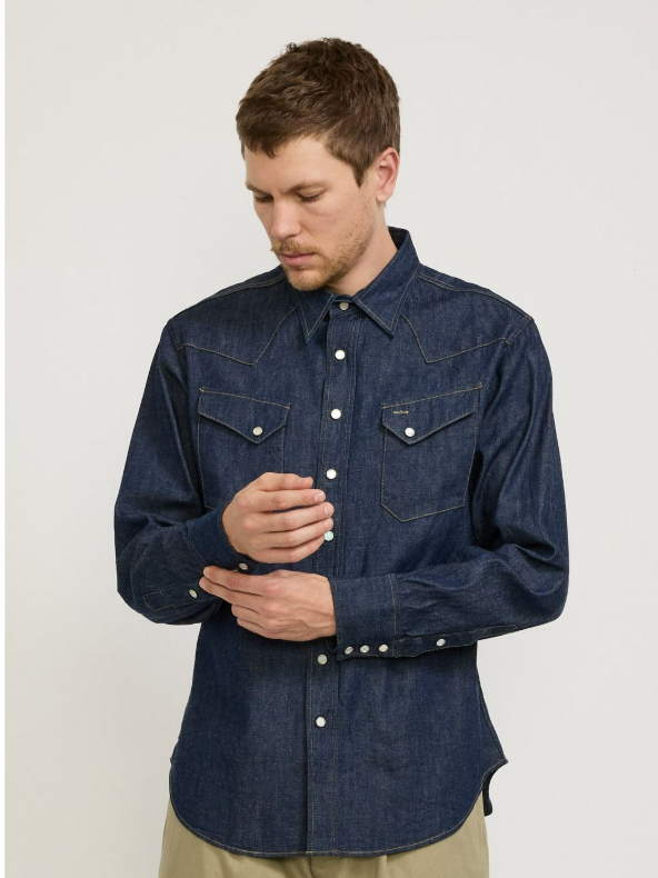 Rigid Indigo Western Shirt
