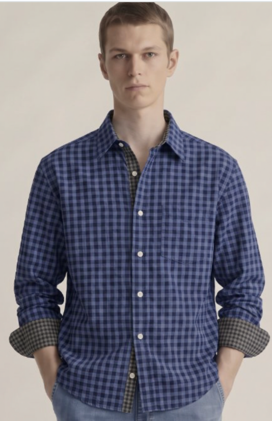 Fenland Seersucker Checks Shirt