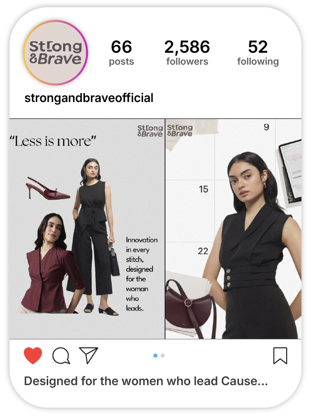 Strong and brave Instagram