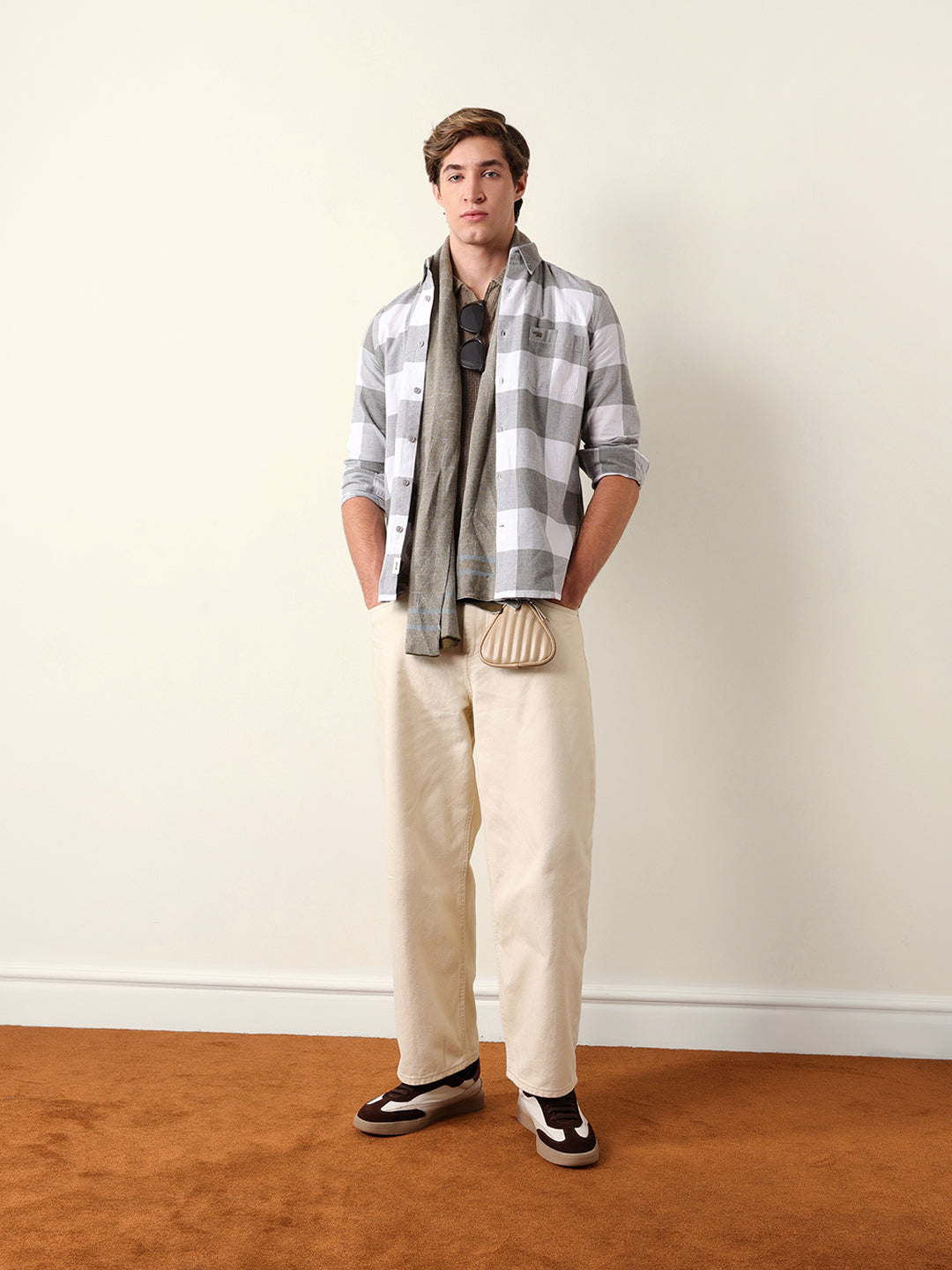Men Checked Casual Shirt