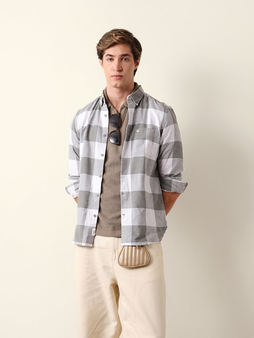 Men Checked Casual Shirt
