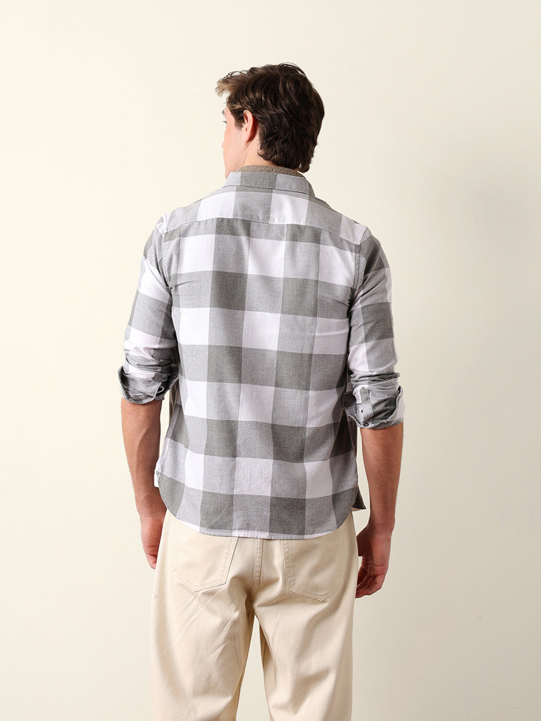 Men Checked Casual Shirt