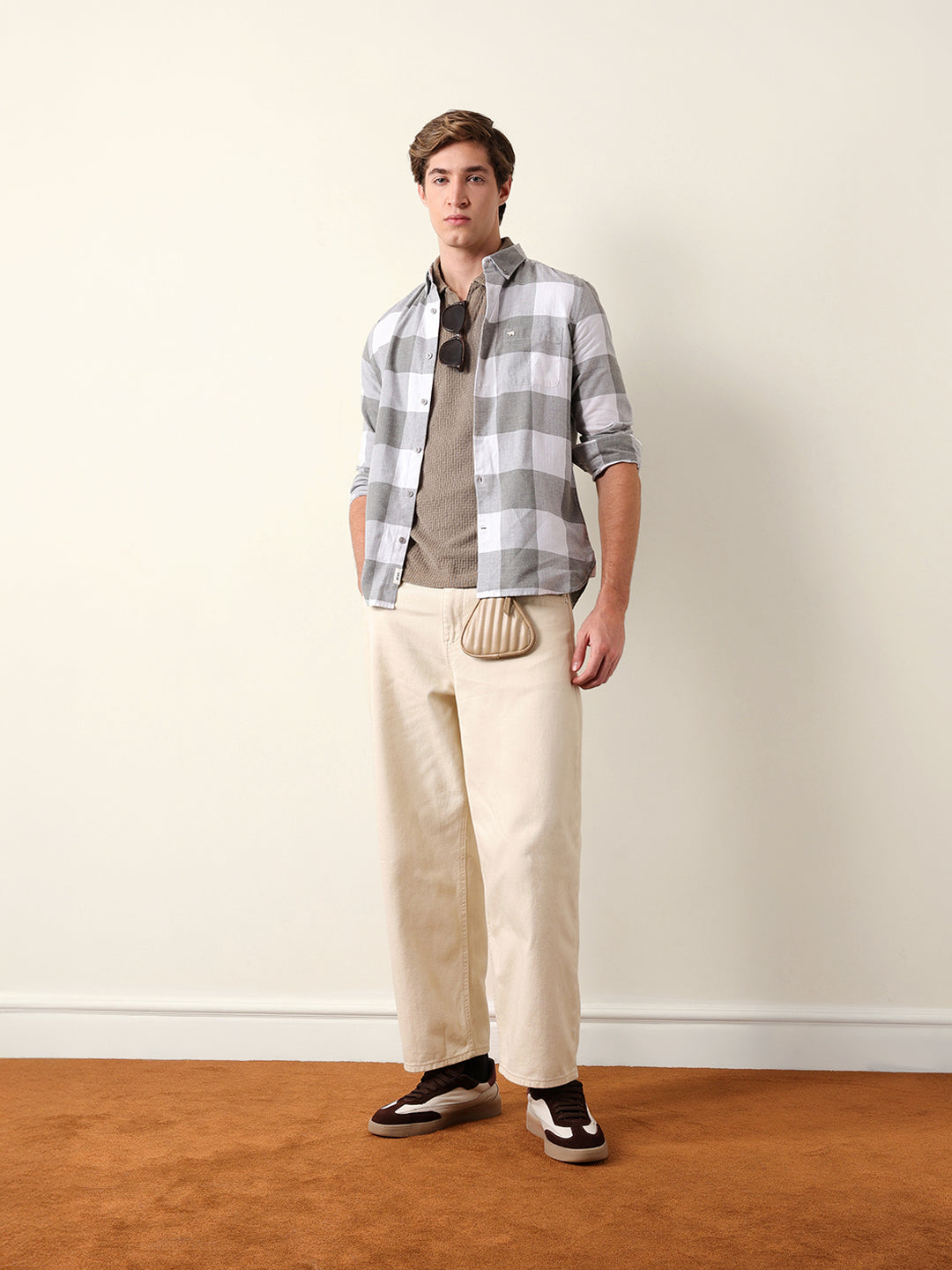 Men Checked Casual Shirt