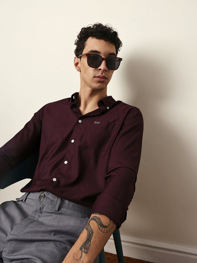 Men Modern Fit Casual Shirt