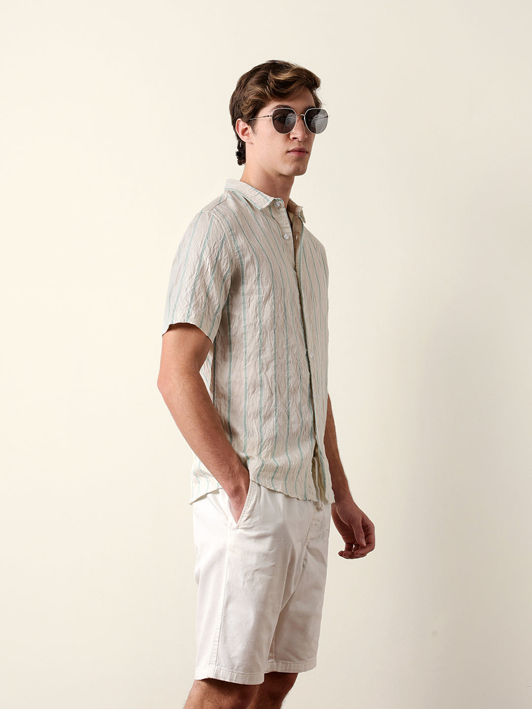 Men Shorts Sleeve Shirt