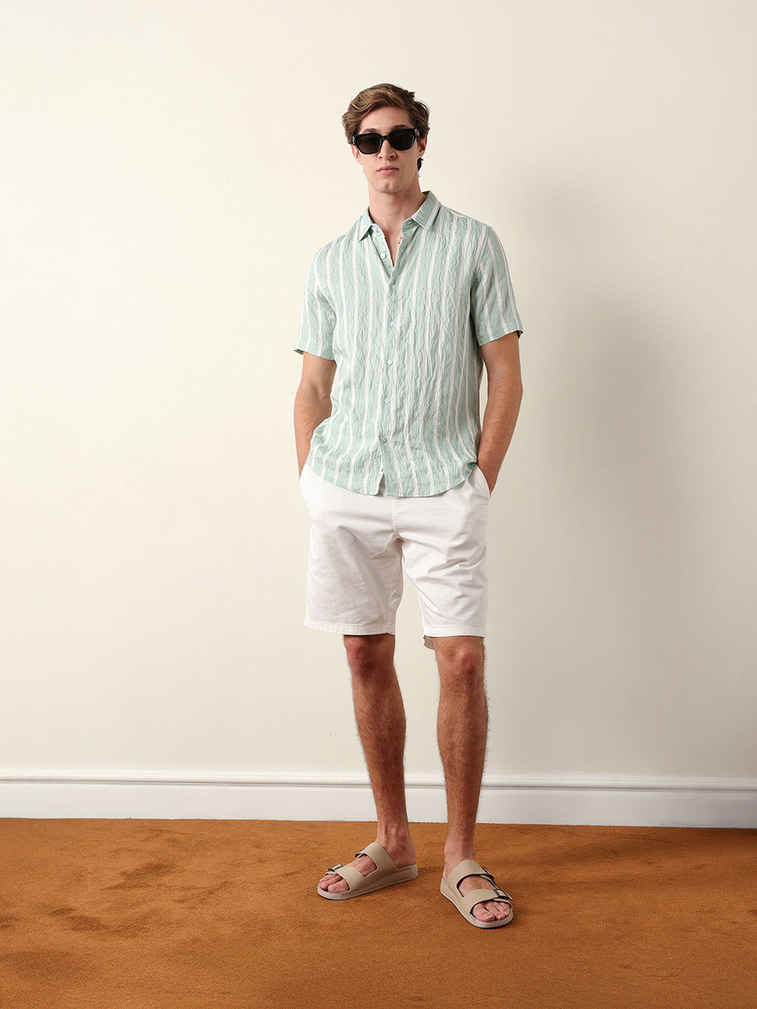 Men Shorts Sleeve Shirt