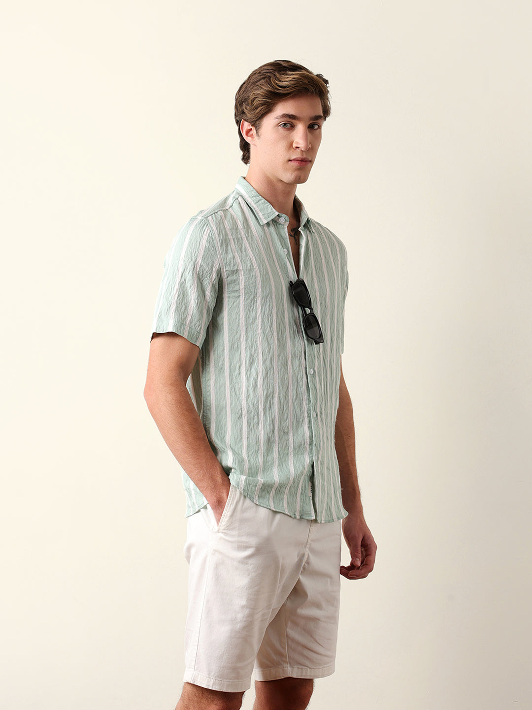 Men Shorts Sleeve Shirt