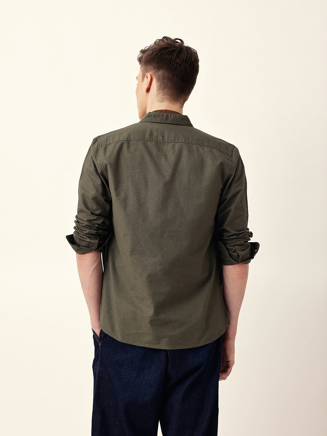 Men Modern Fit Casual Shirt