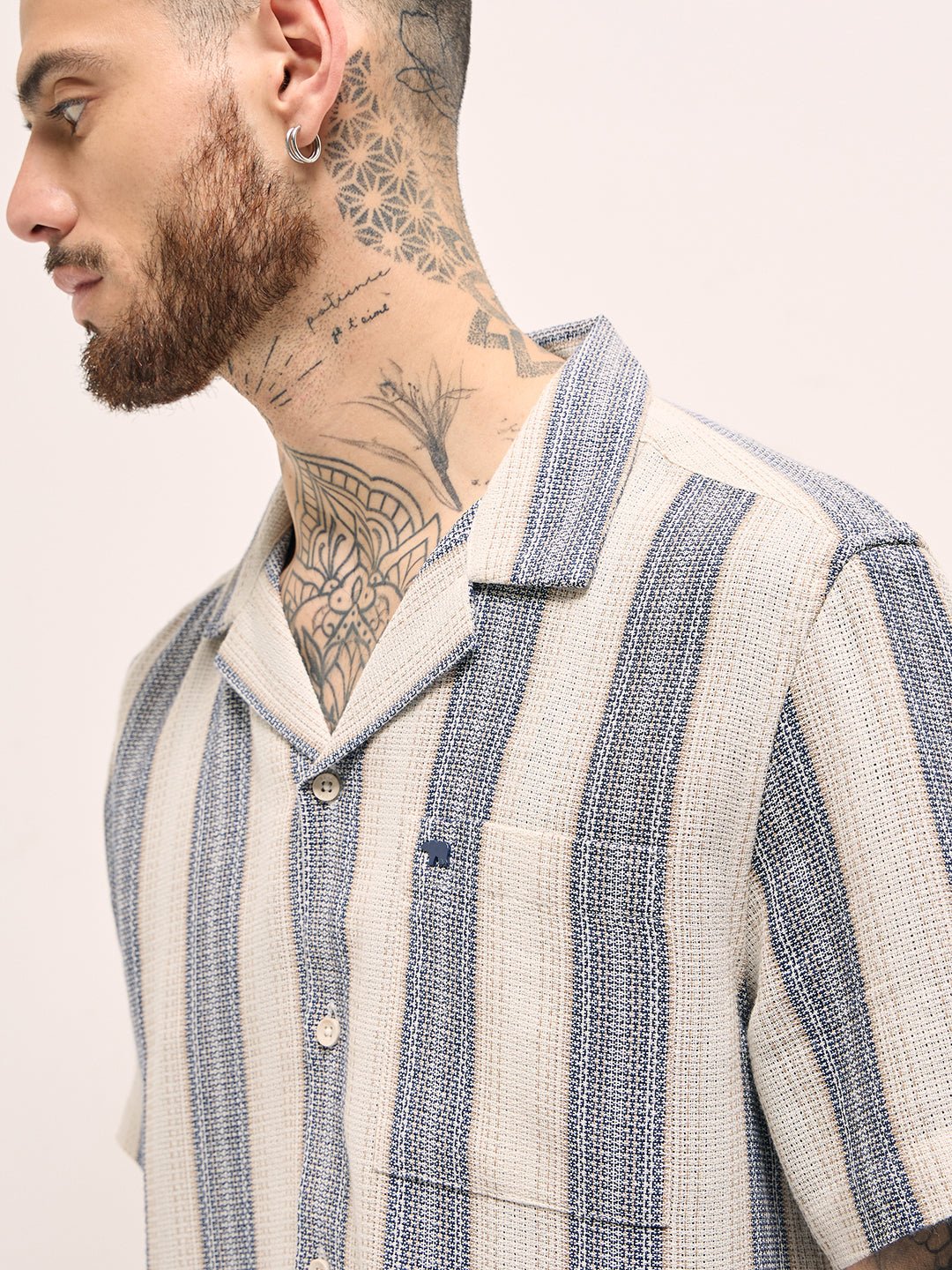 Men Striped Relaxed Fit Casual Shirt