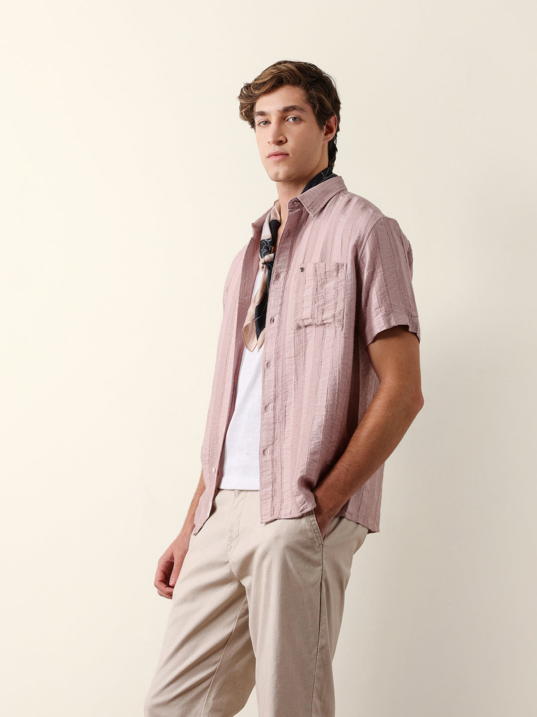 Men Shorts Sleeve Shirt