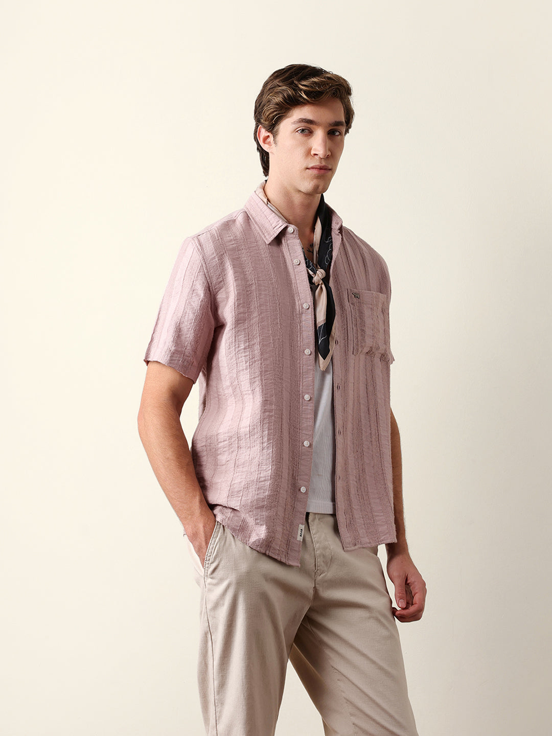 Men Shorts Sleeve Shirt