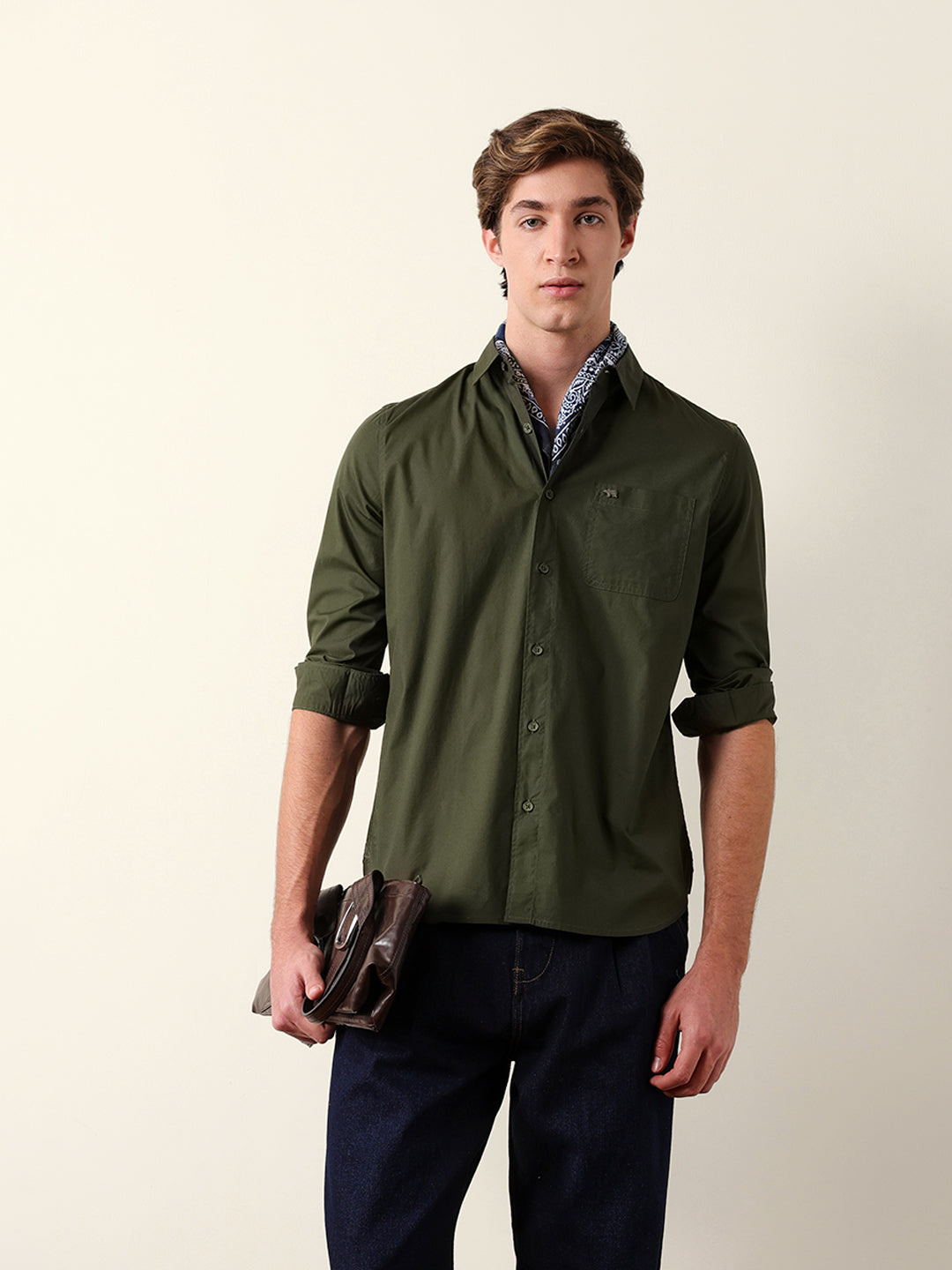 Men Long Sleeves Shirt