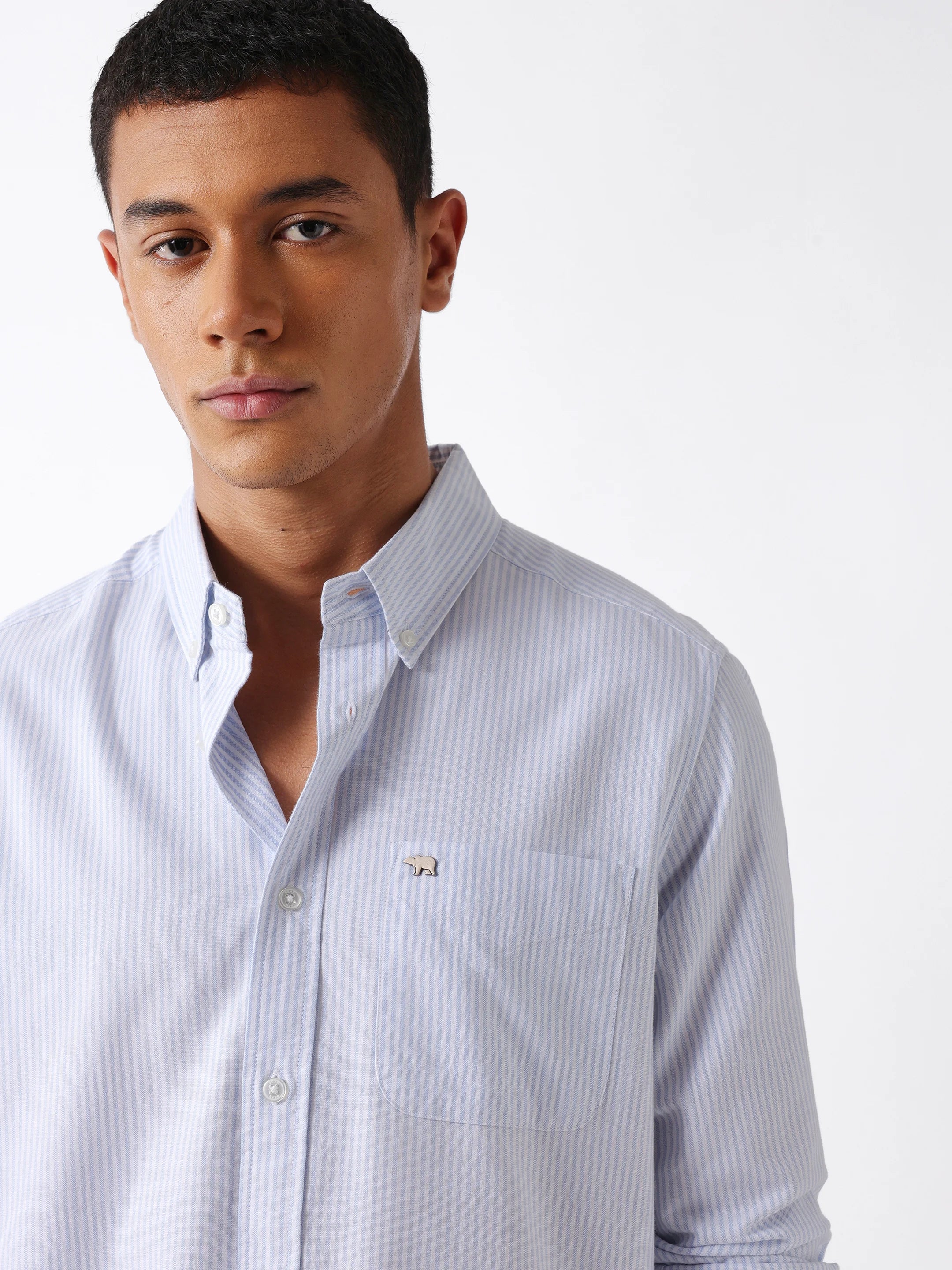 Men Blue Regular Fit Shirt