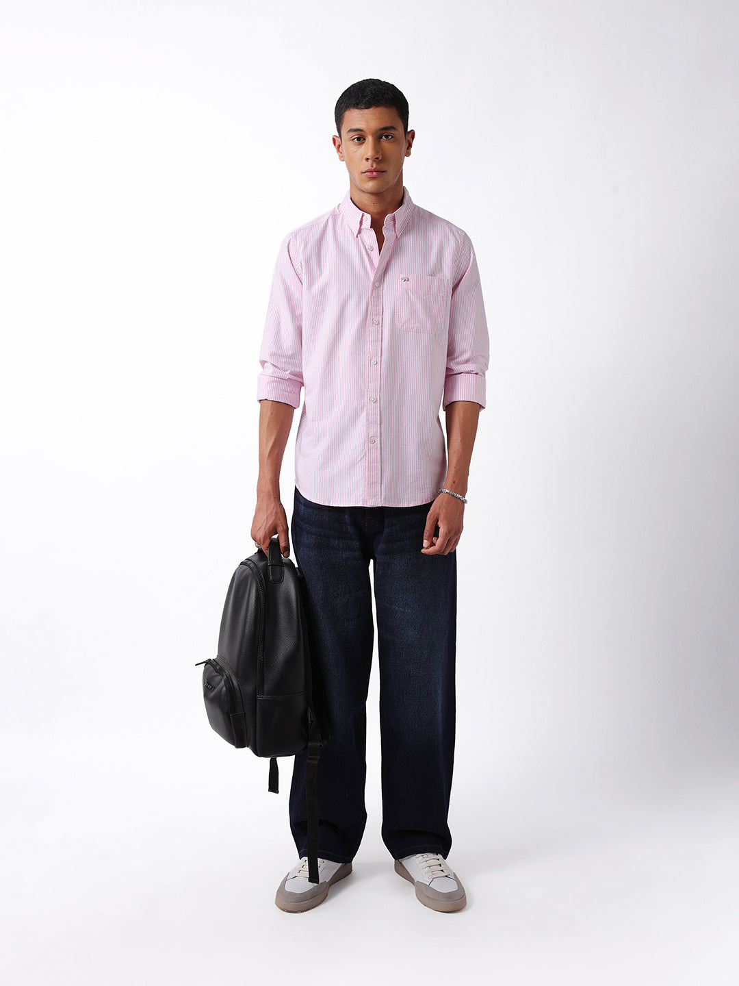 Men Pink Regular Fit Shirt