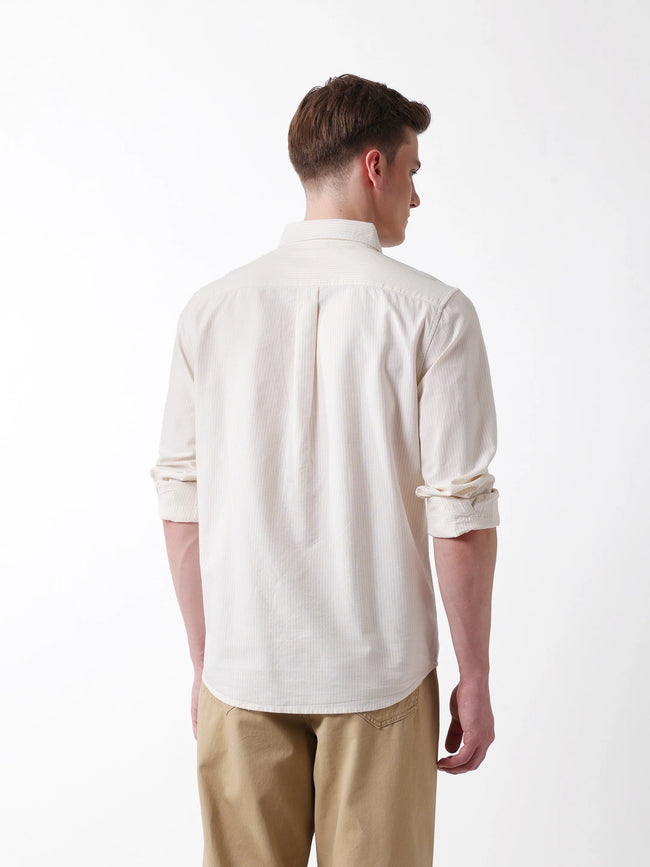 Men Yellow Casual Shirt