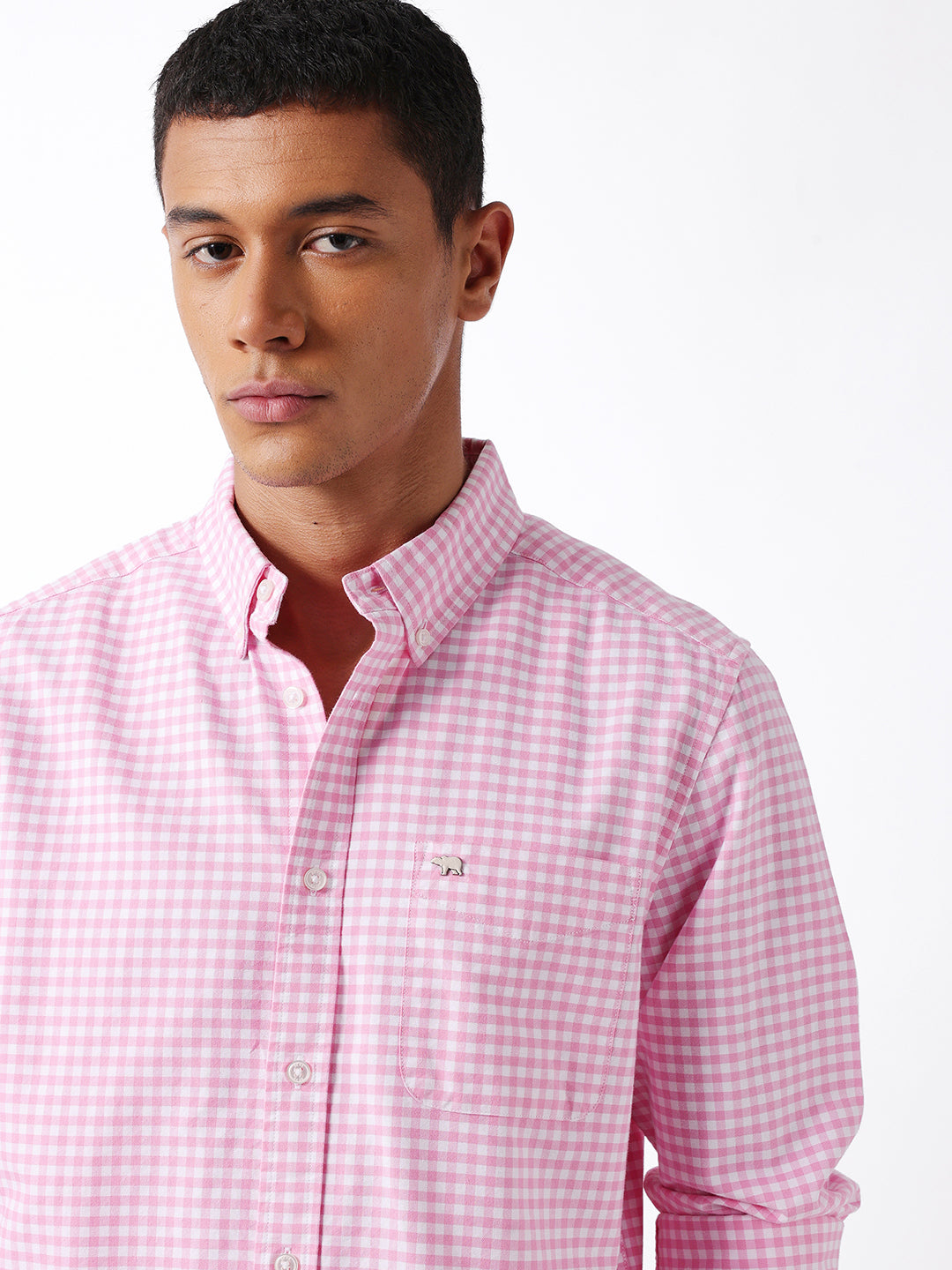 Men Pink Regular Fit Shirt