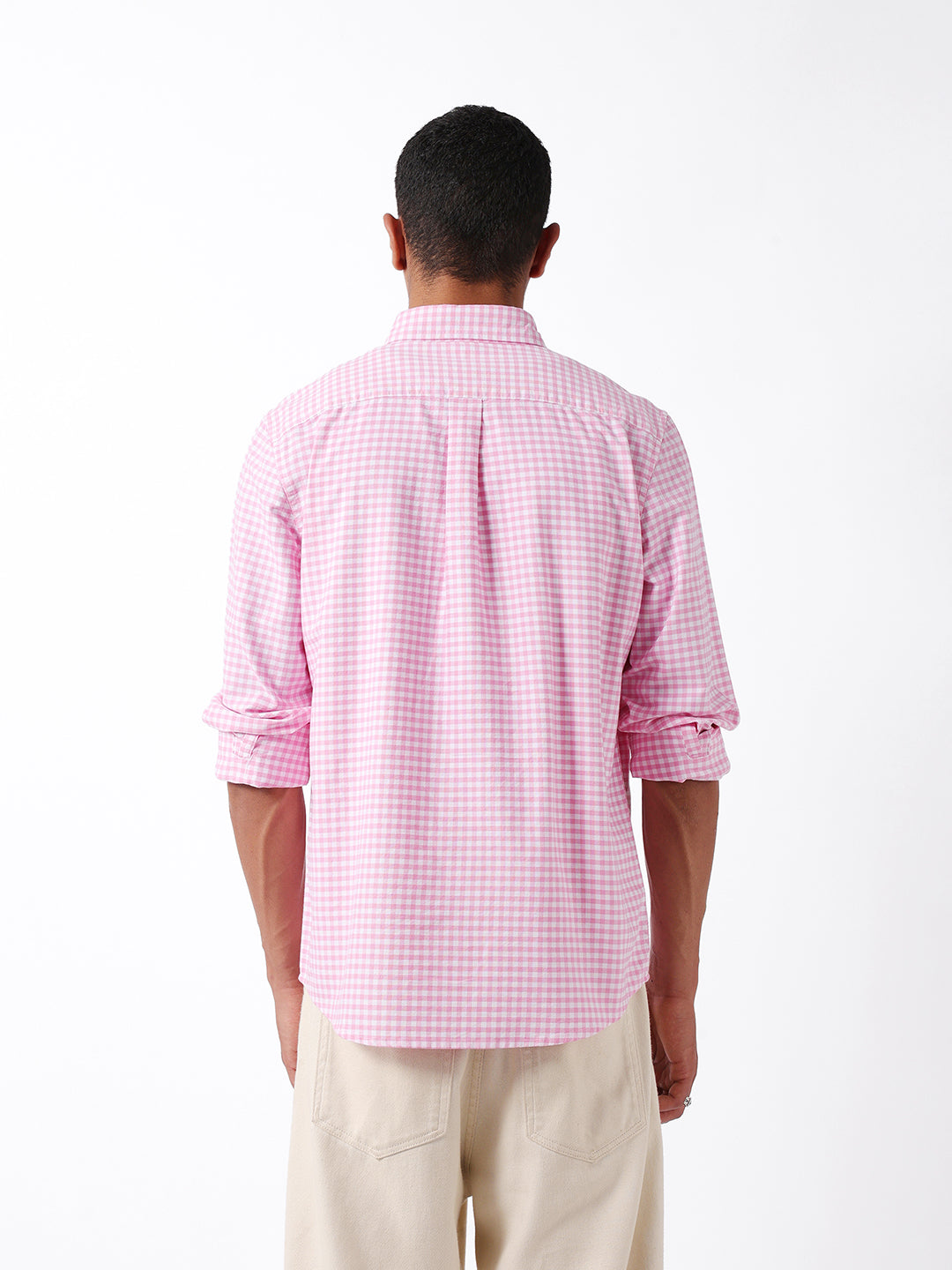 Men Pink Regular Fit Shirt