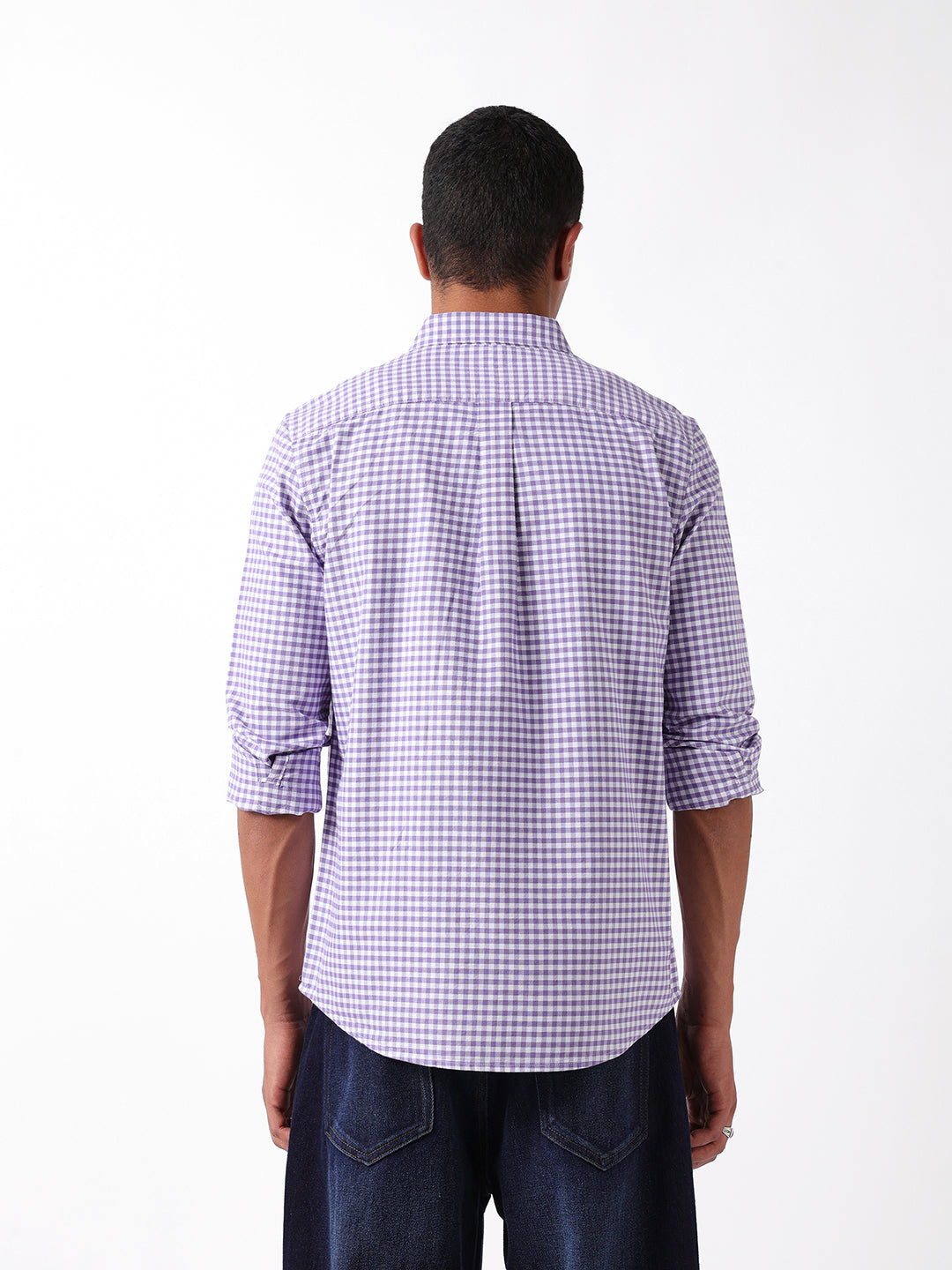 Men Purple Regular Fit Shirt