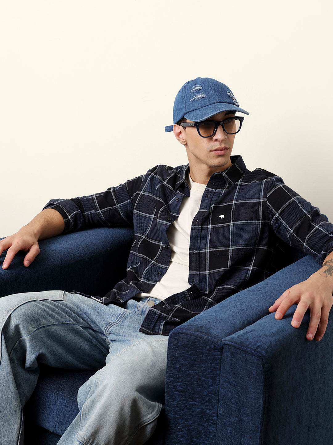 Men Striped Casual Full-Sleeve Shirt
