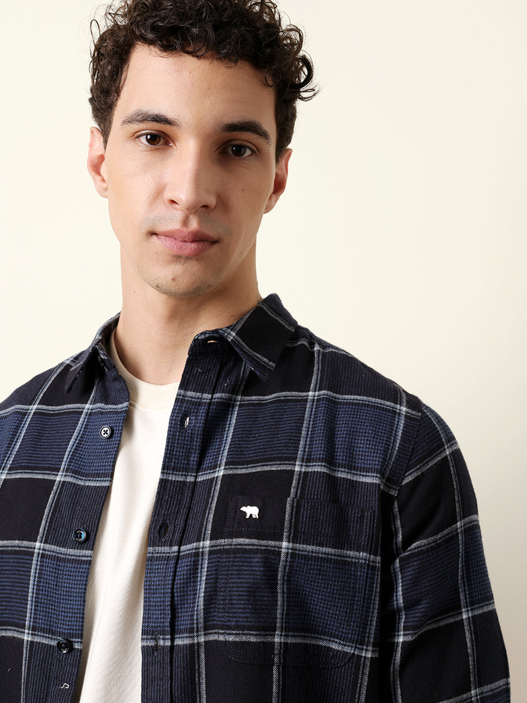 Men Striped Casual Full-Sleeve Shirt