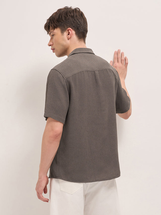 Men Brown Casual Shirt
