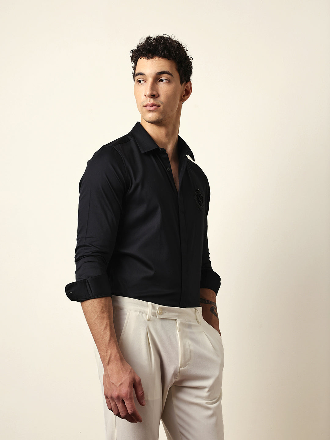 Men Modern Fit Casual Shirt