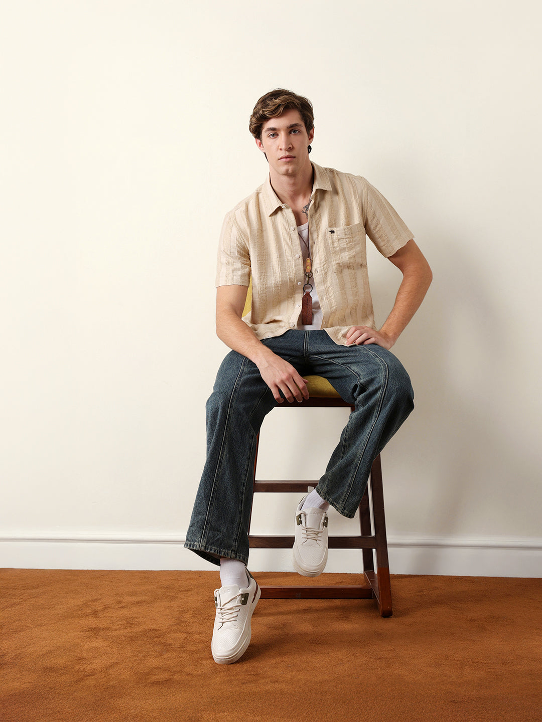 Men Shorts Sleeve Shirt