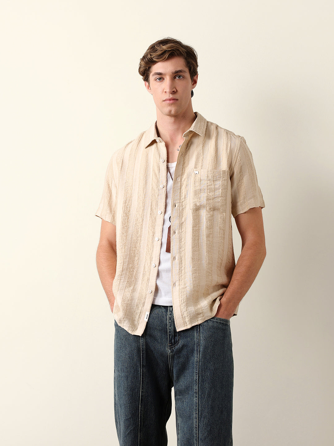 Men Shorts Sleeve Shirt