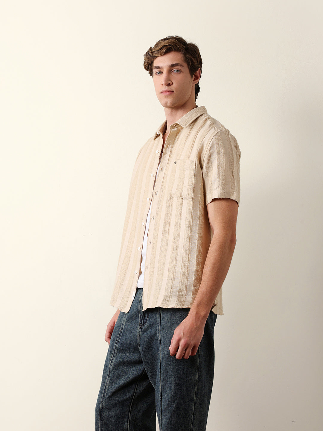 Men Shorts Sleeve Shirt