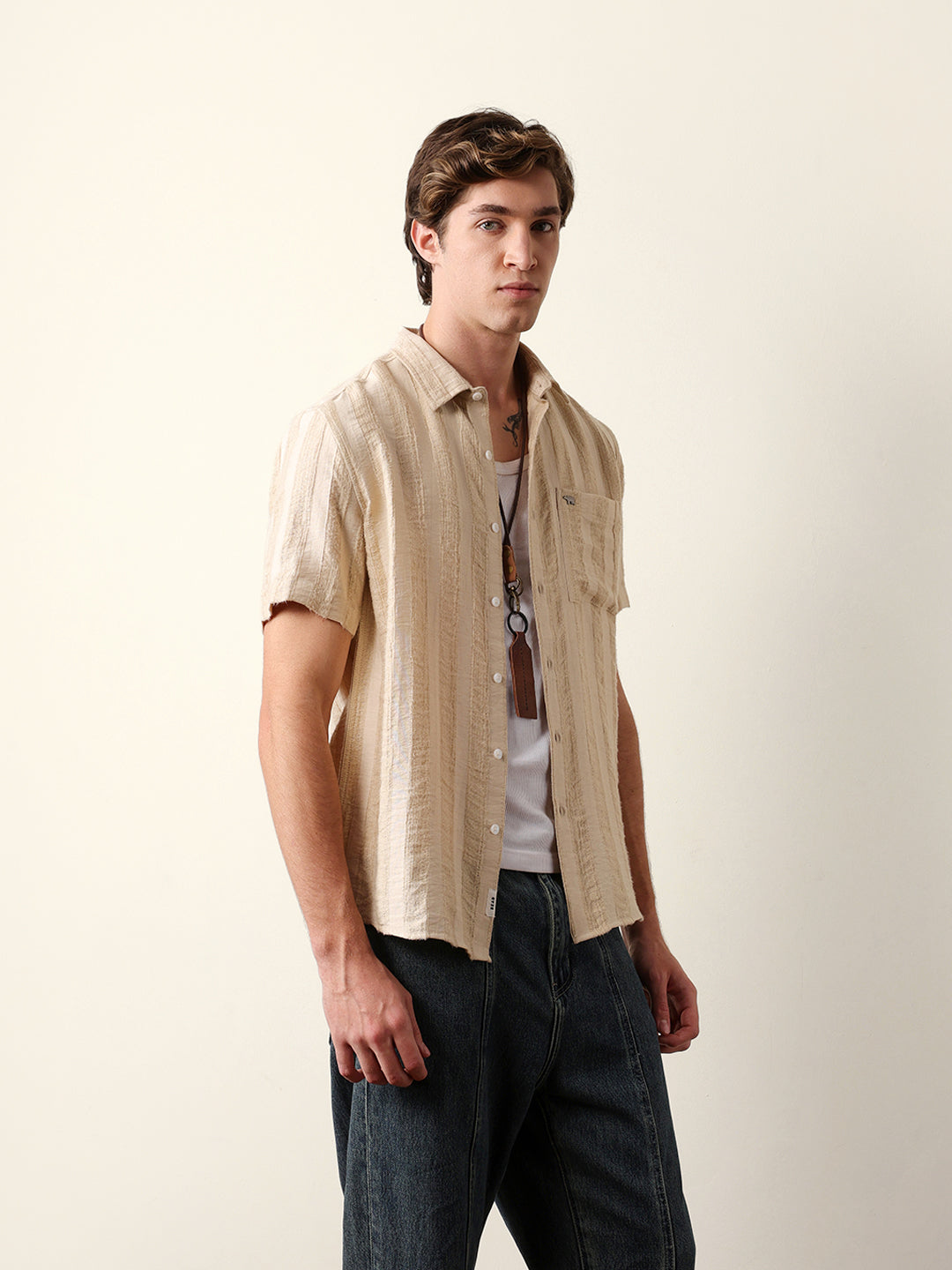 Men Shorts Sleeve Shirt