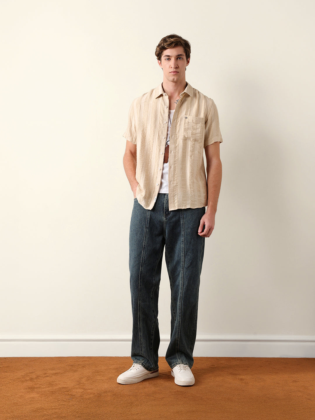 Men Shorts Sleeve Shirt