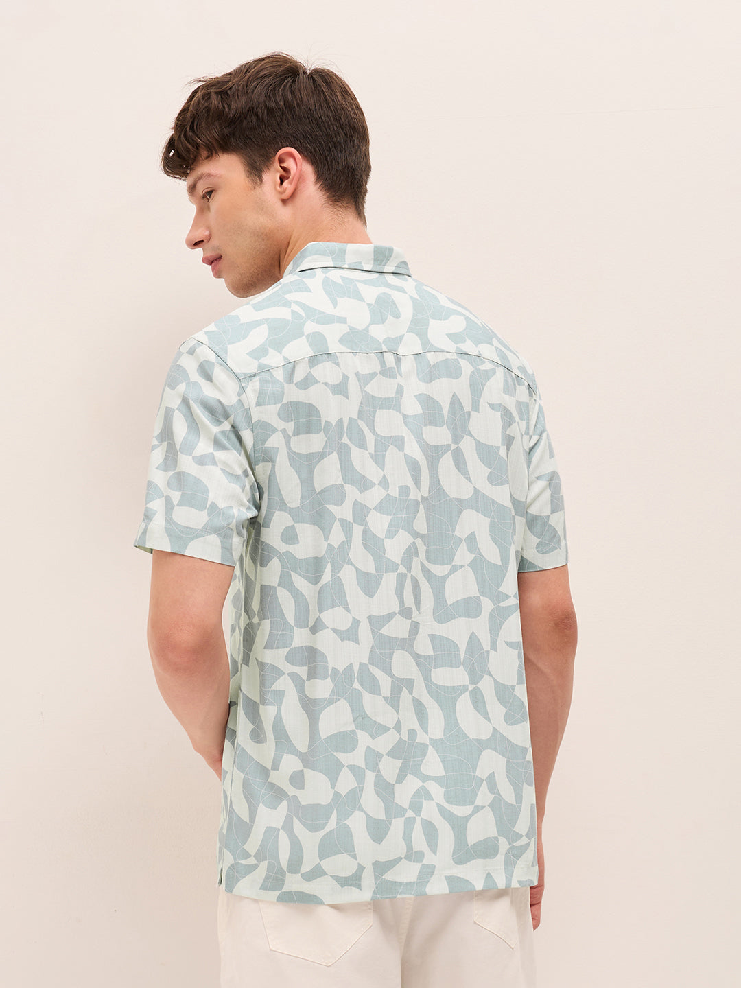 Men Blue Casual Shirt