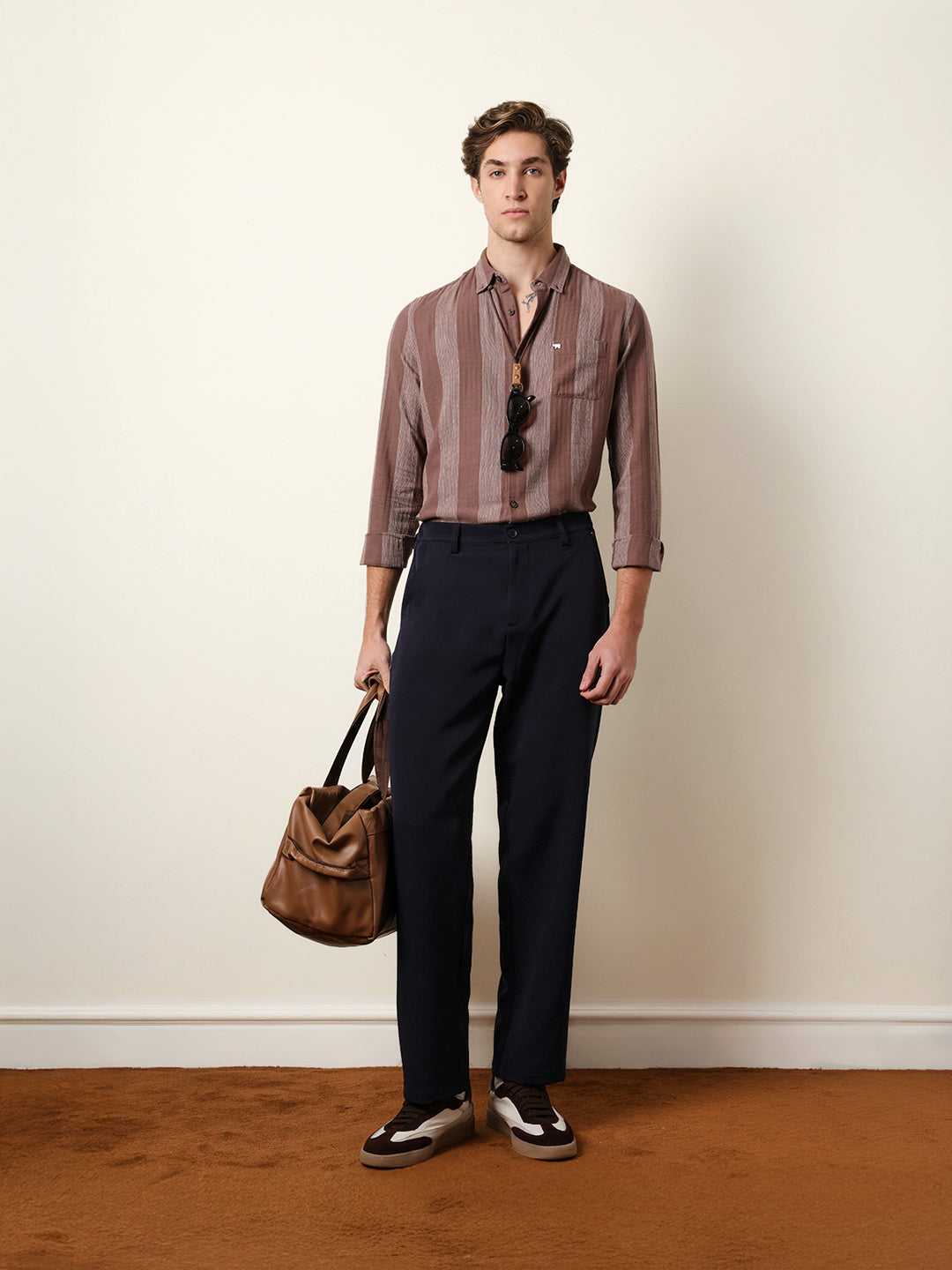 Men Checked Casual Full-Sleeve Shirt