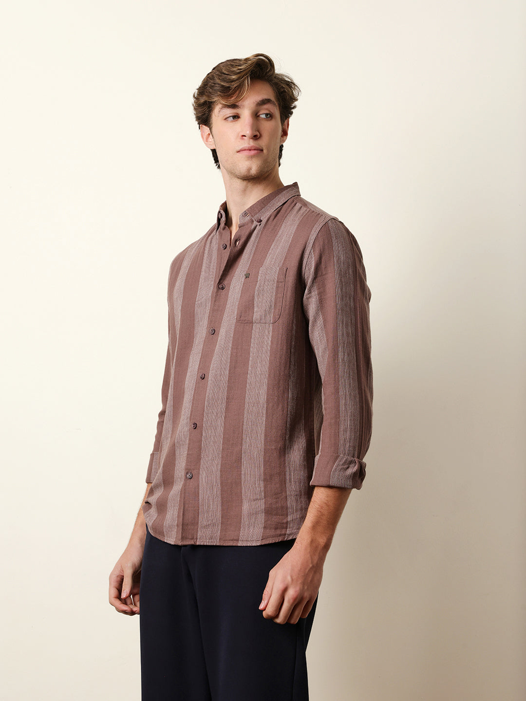 Men Checked Casual Full-Sleeve Shirt