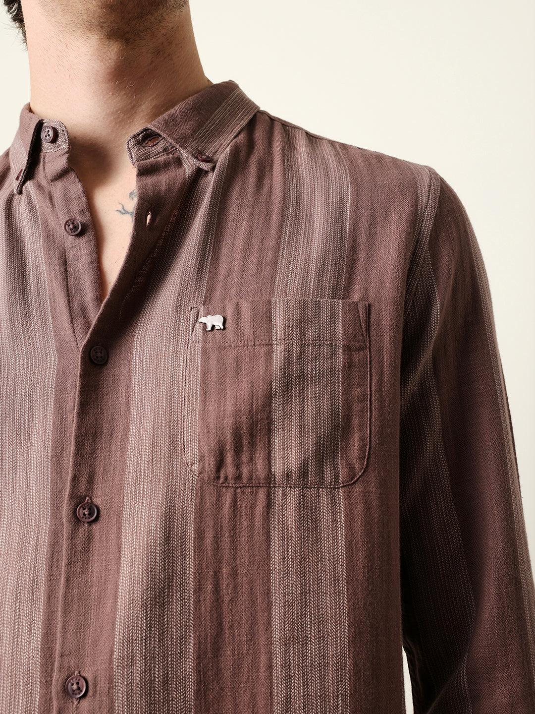 Men Checked Casual Full-Sleeve Shirt