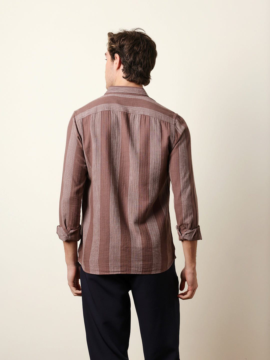 Men Checked Casual Full-Sleeve Shirt