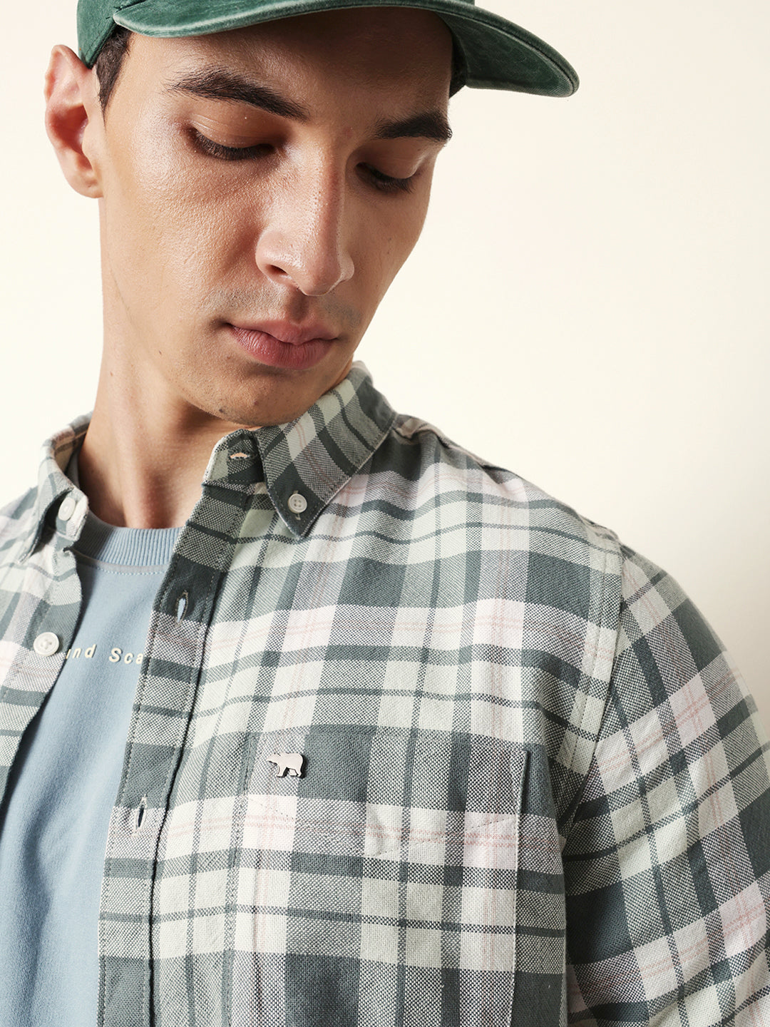 Men Modern Fit Casual Shirt