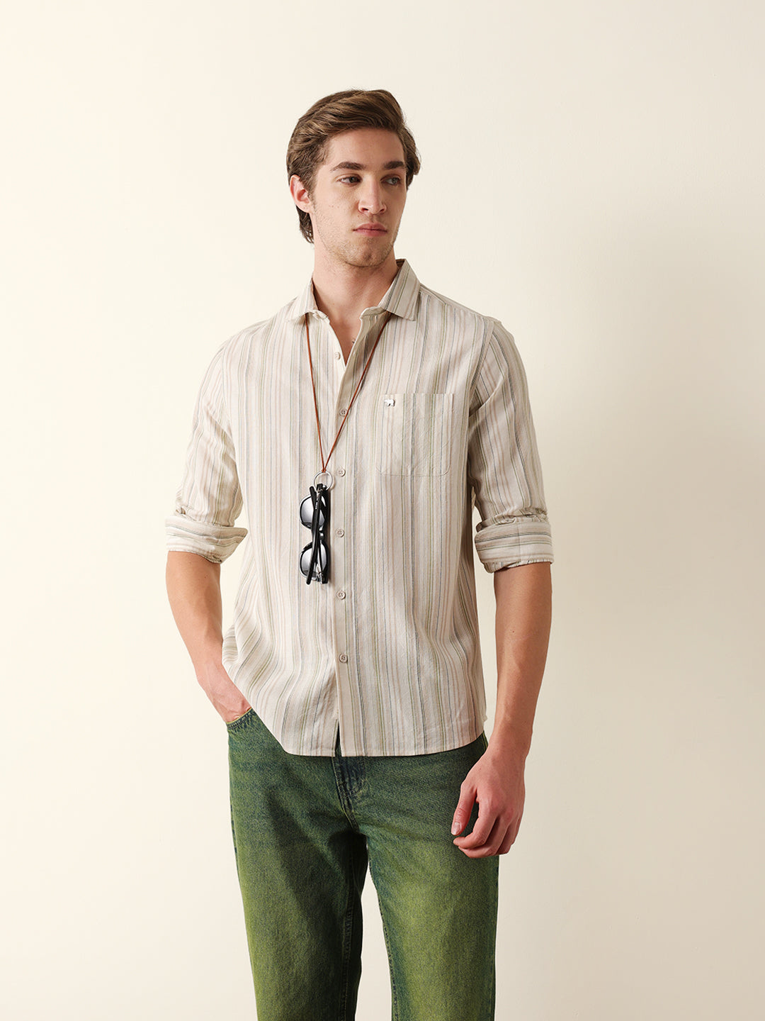 Men Long Sleeves Shirt